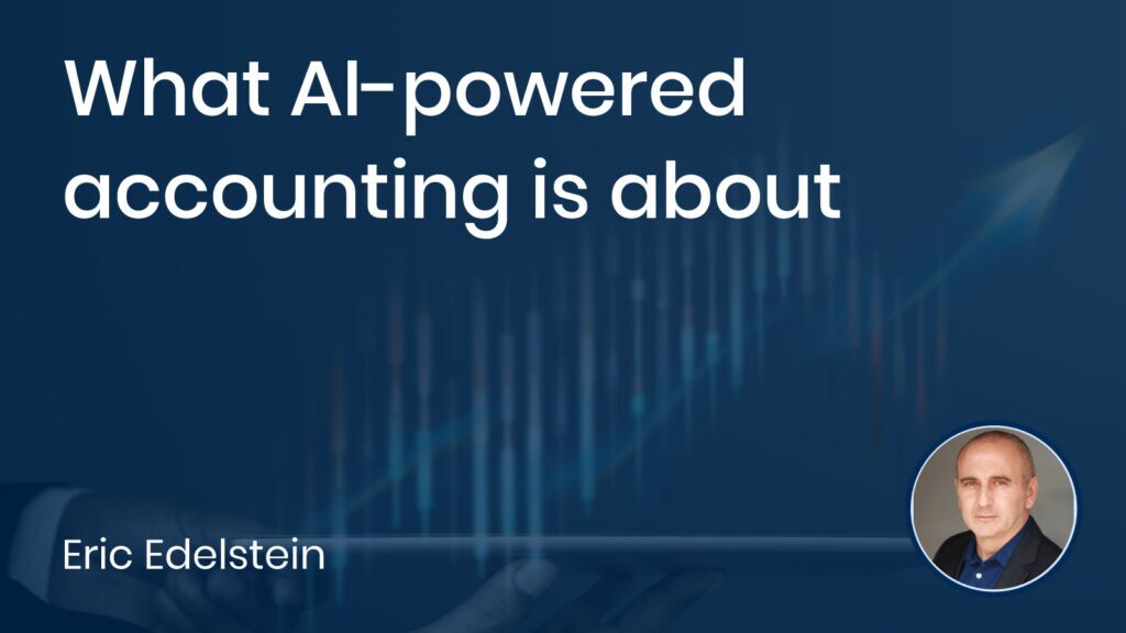 What AI powered accounting is about